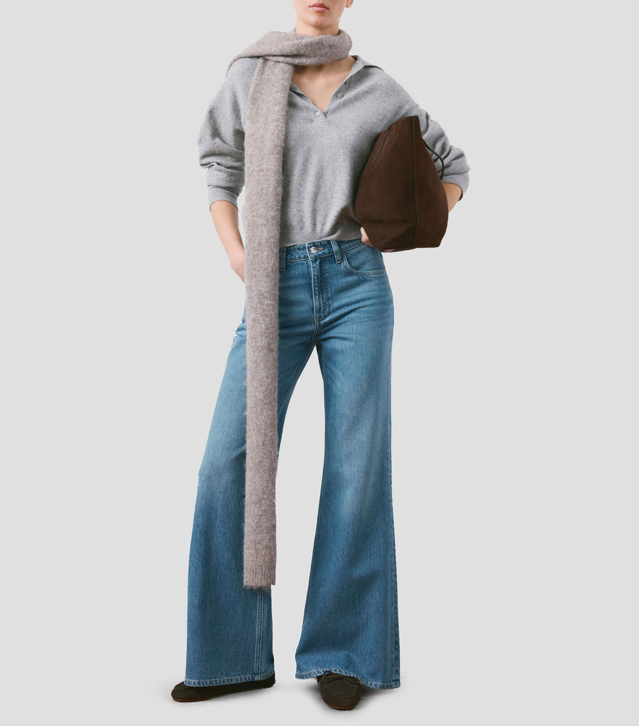 Jeans acampanado Mujer